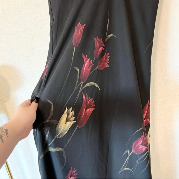 Vintage 90s Y2K floral tulip maxi dress - Picture 2 of 5